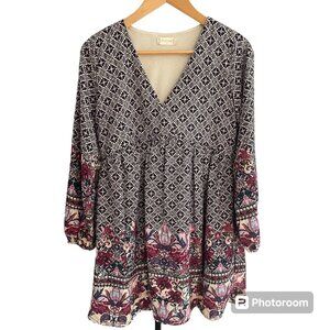 Atar'd State Dress Women Sz S Baby Doll Feminine Floral Cottagecore Boho Western